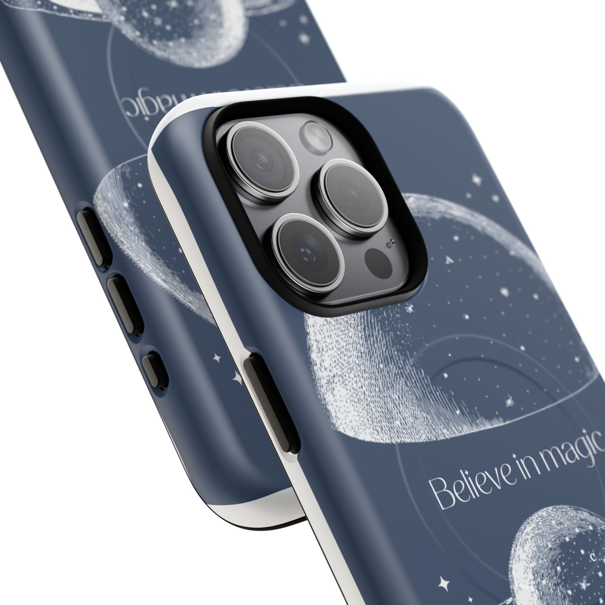 Believe in Magic Phone Case — Protective Magnetic Tough Case with Celestial Design