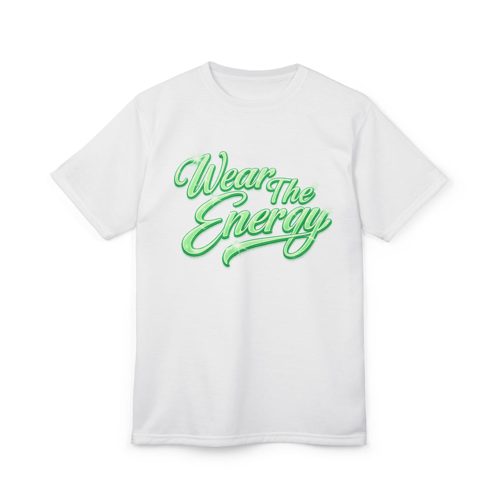 Unisex Wear The Energy T‑Shirt — Neon Script Graphic Tee