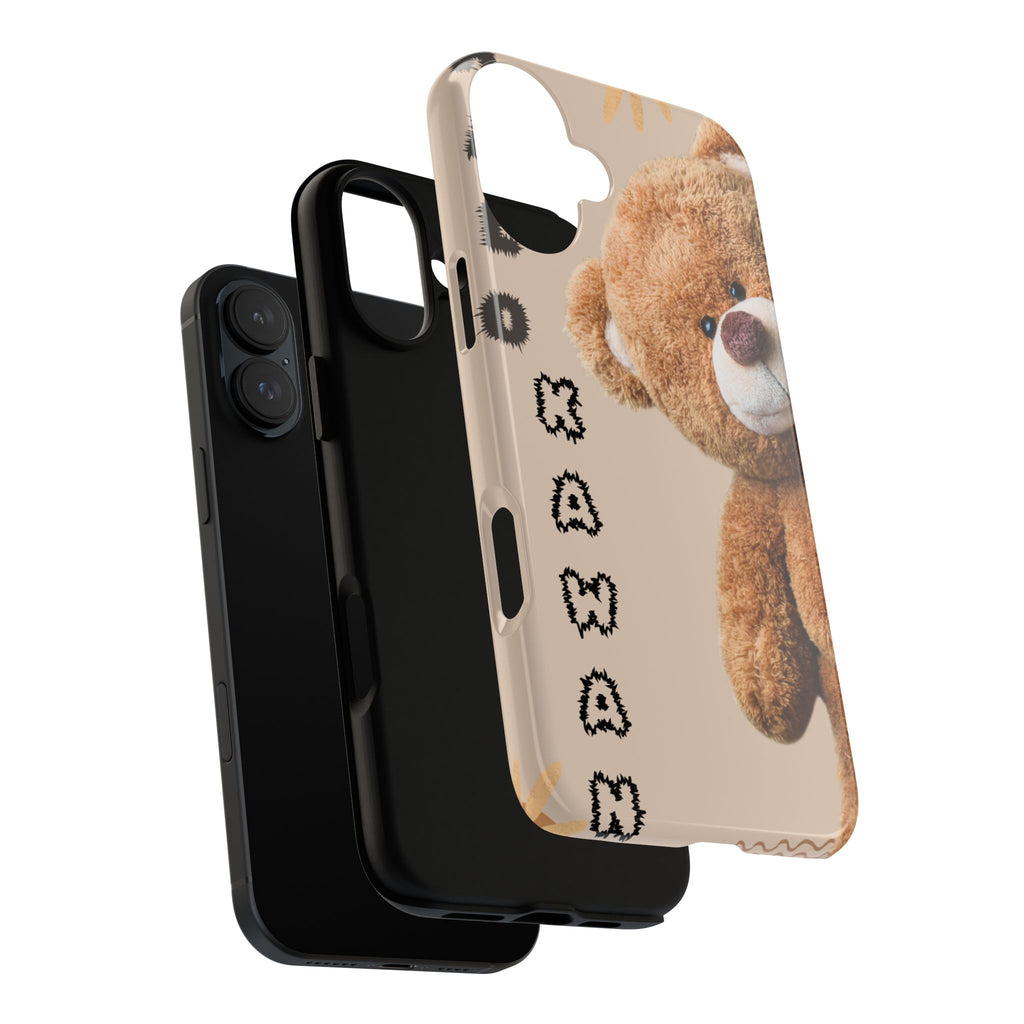 Cute Teddy Bear Phone Case — Personalized "Kawan" Design