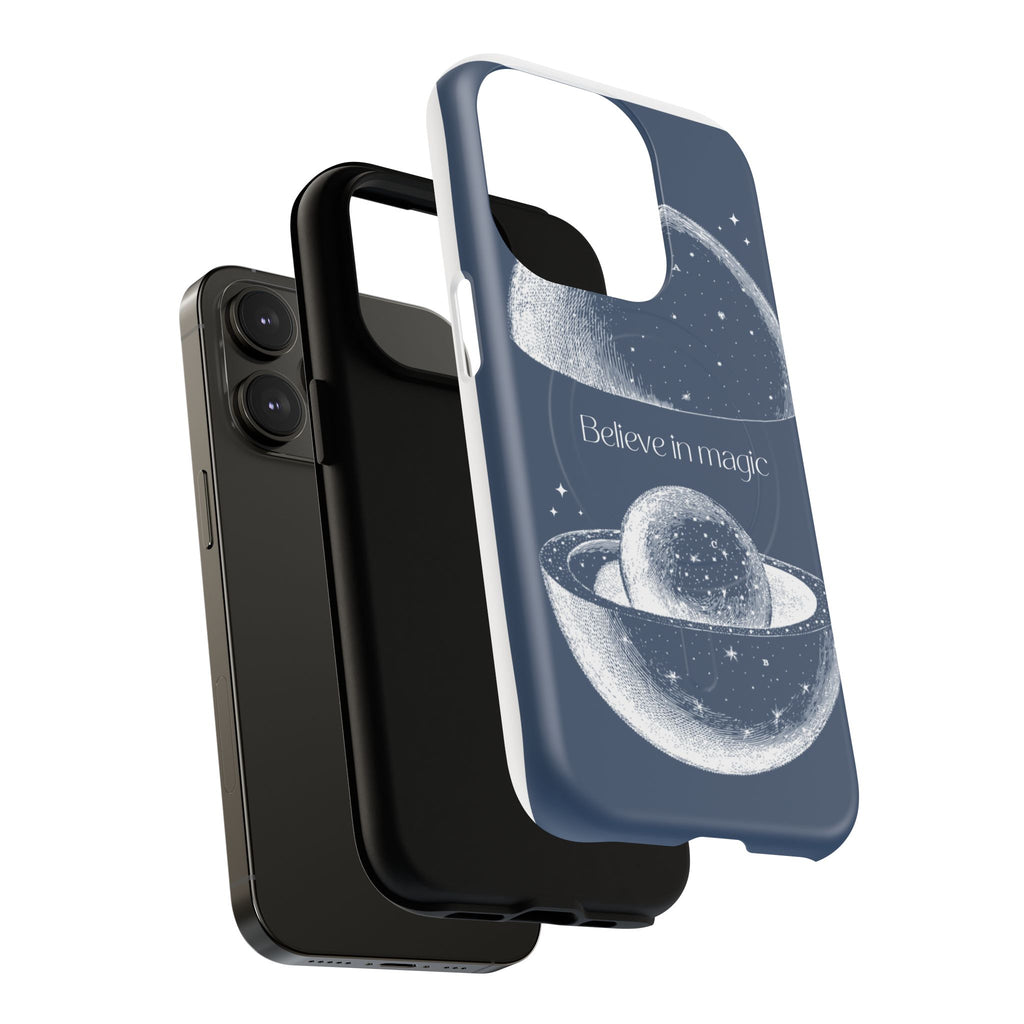 Believe in Magic Phone Case — Protective Magnetic Tough Case with Celestial Design