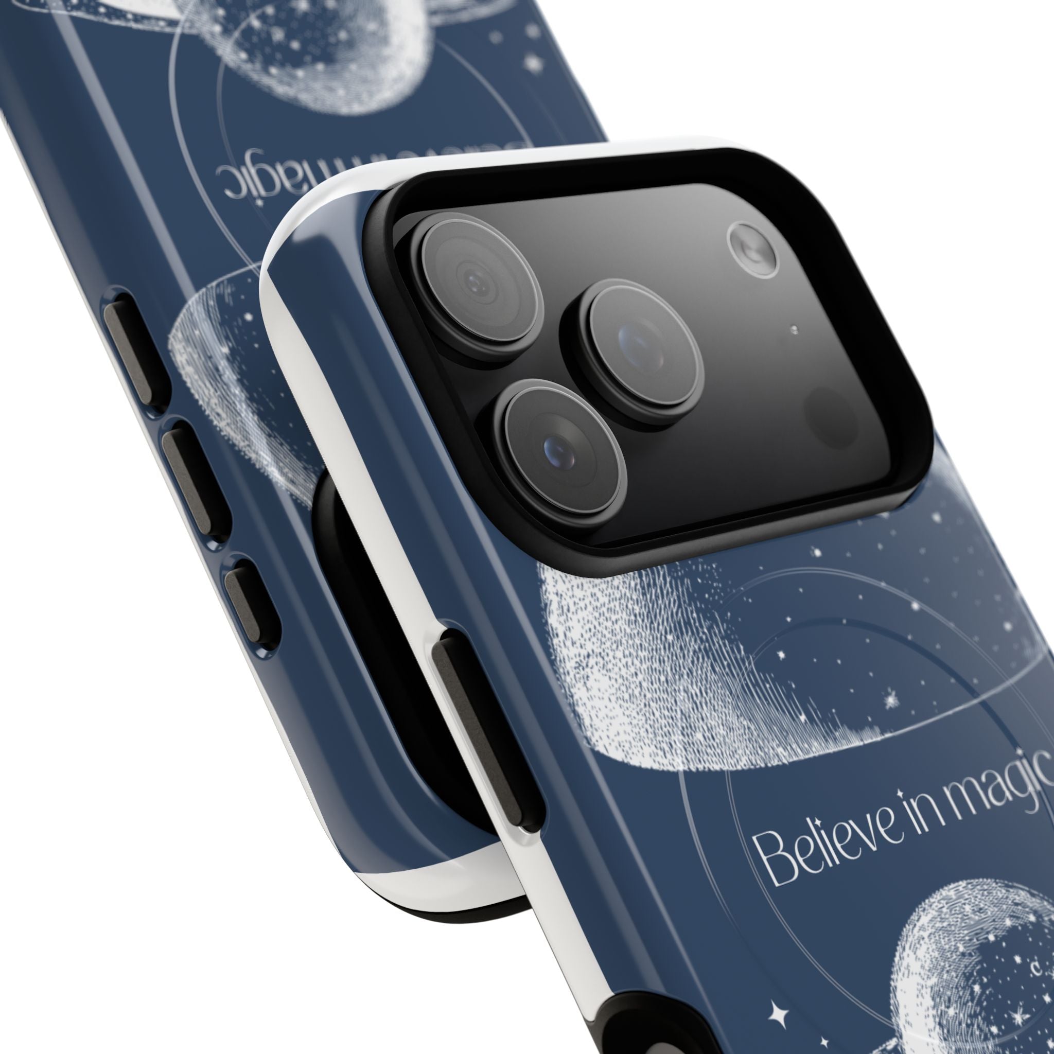 Believe in Magic Phone Case — Protective Magnetic Tough Case with Celestial Design