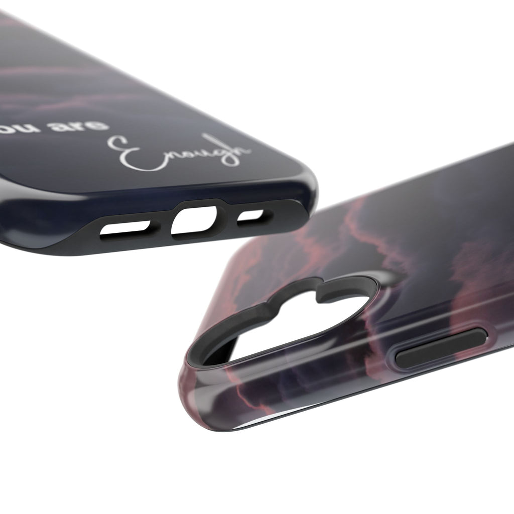 Phone Case — 'You Are Enough' Cloudy Sky Magnetic Impact-Resistant Case
