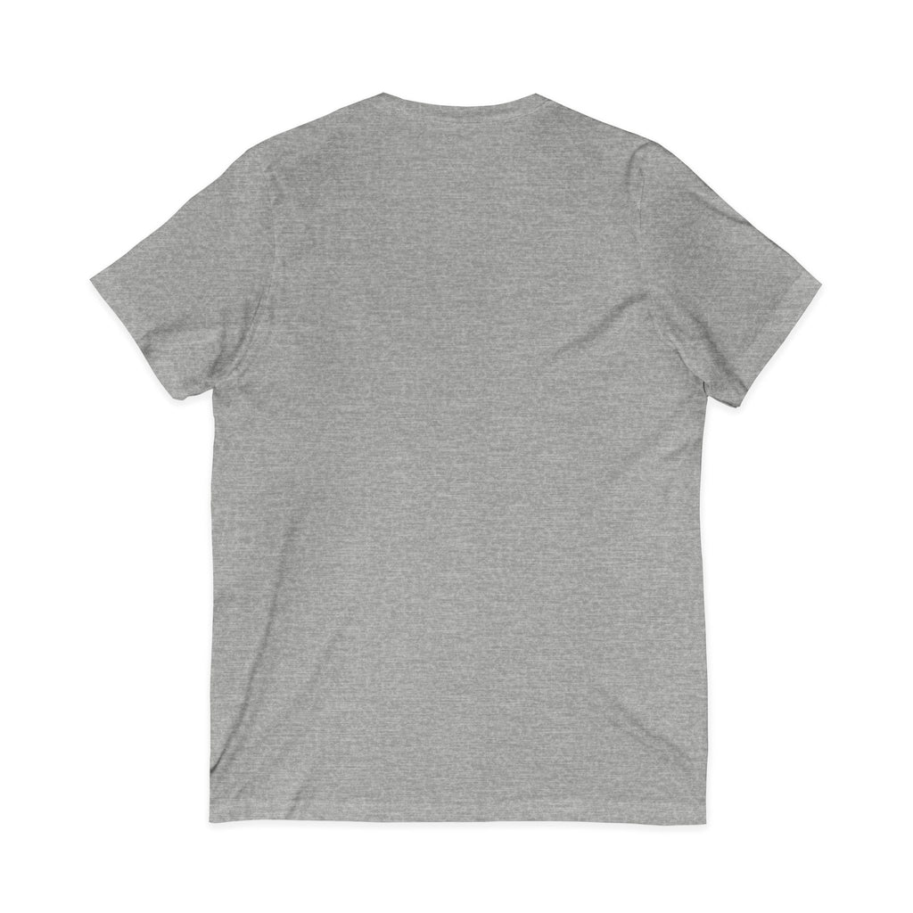Wear Confidence V‑Neck Tee — Rainbow Script Inspirational T‑Shirt