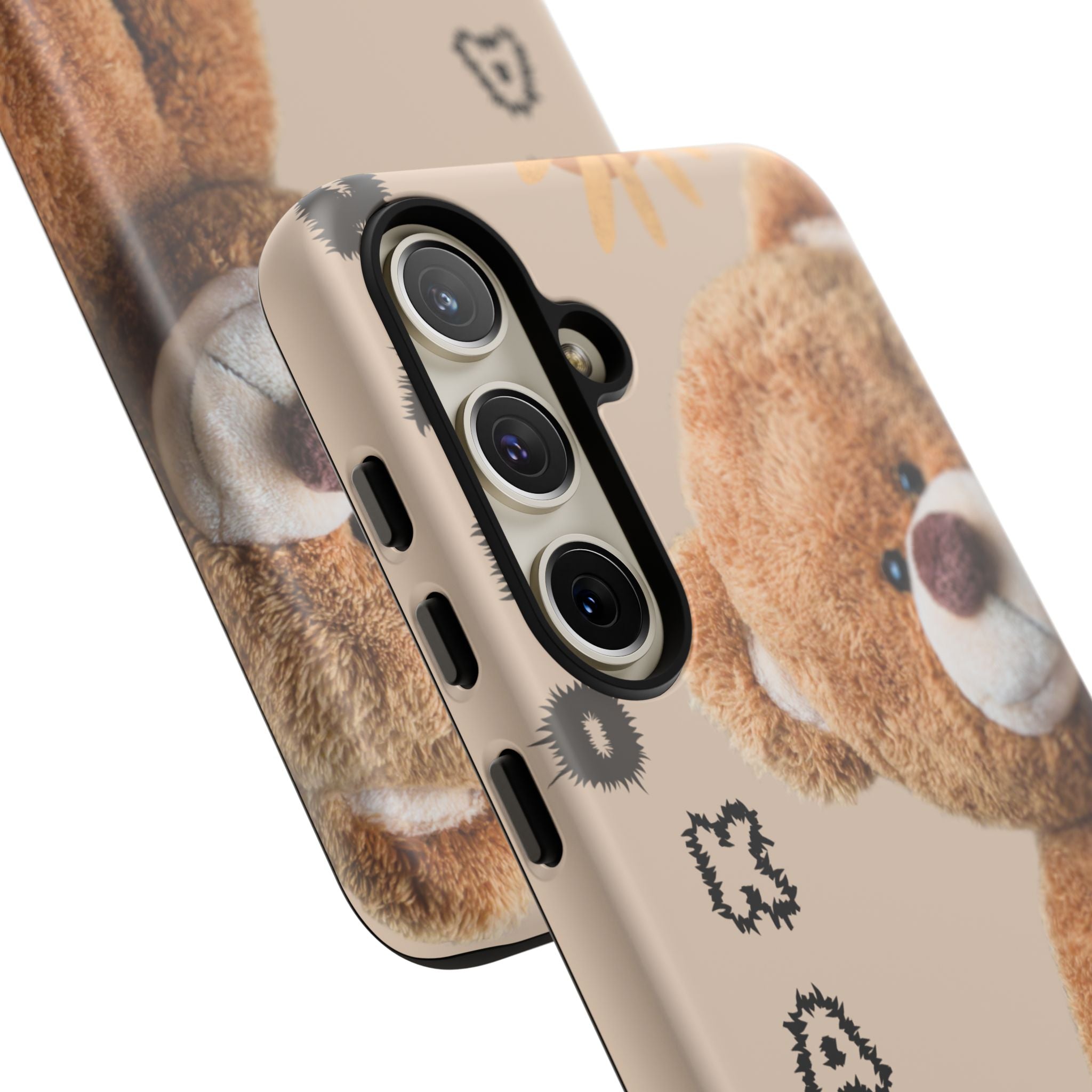 Cute Teddy Bear Phone Case — Personalized "Kawan" Design