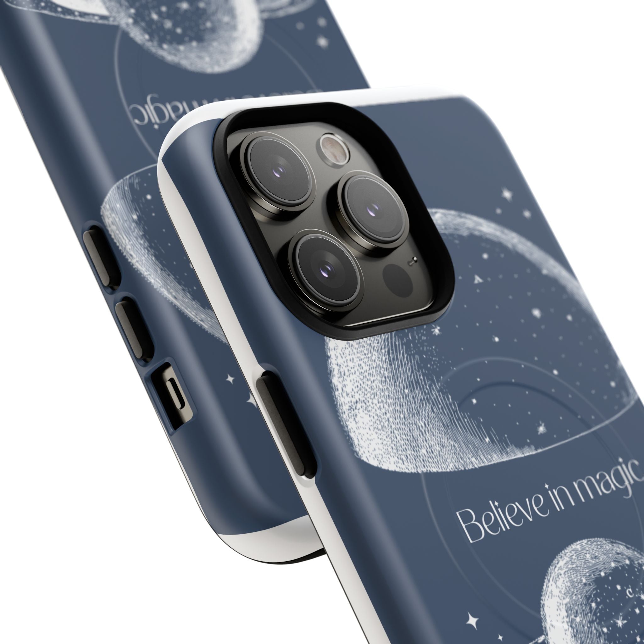 Believe in Magic Phone Case — Protective Magnetic Tough Case with Celestial Design