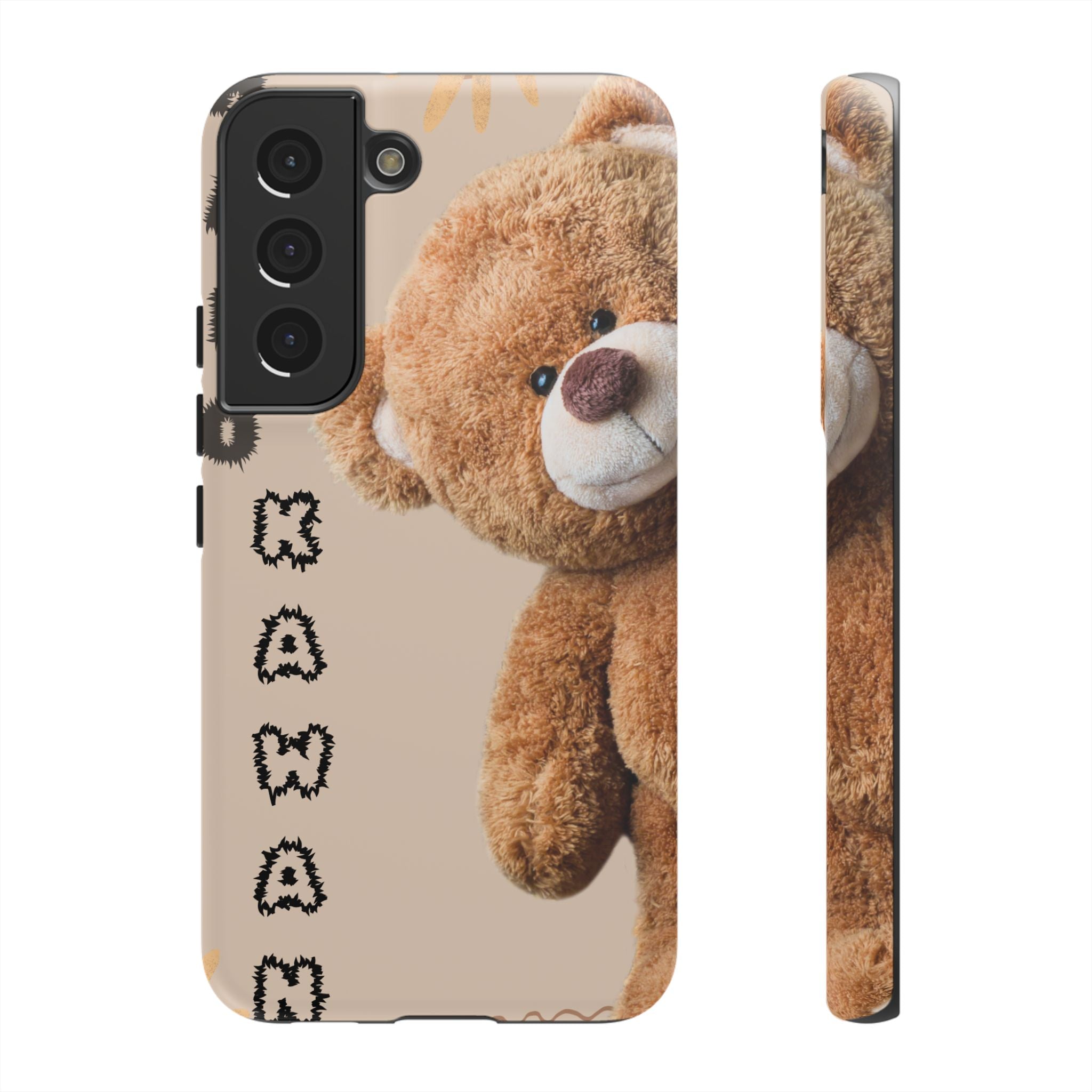 Cute Teddy Bear Phone Case — Personalized "Kawan" Design