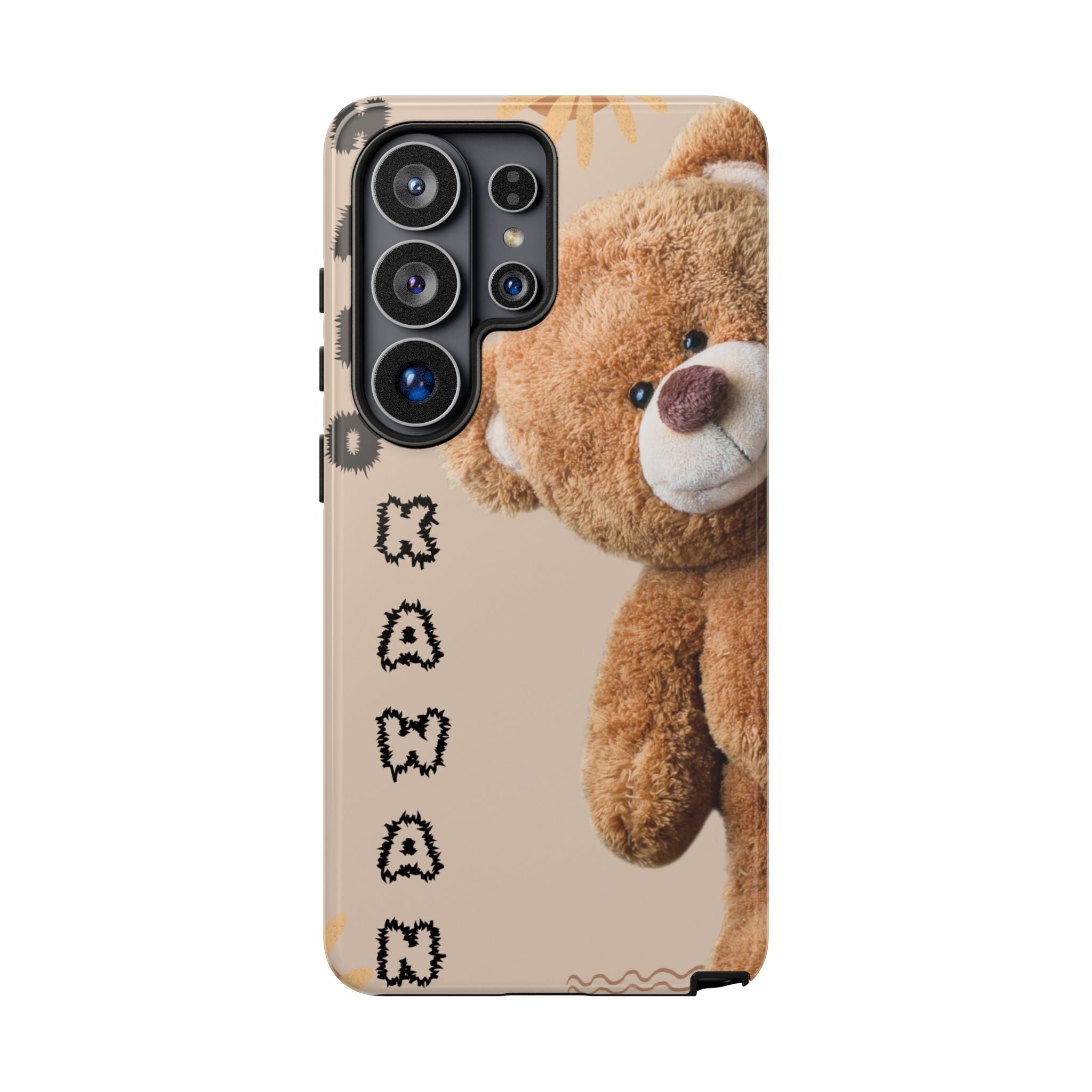Cute Teddy Bear Phone Case — Personalized "Kawan" Design
