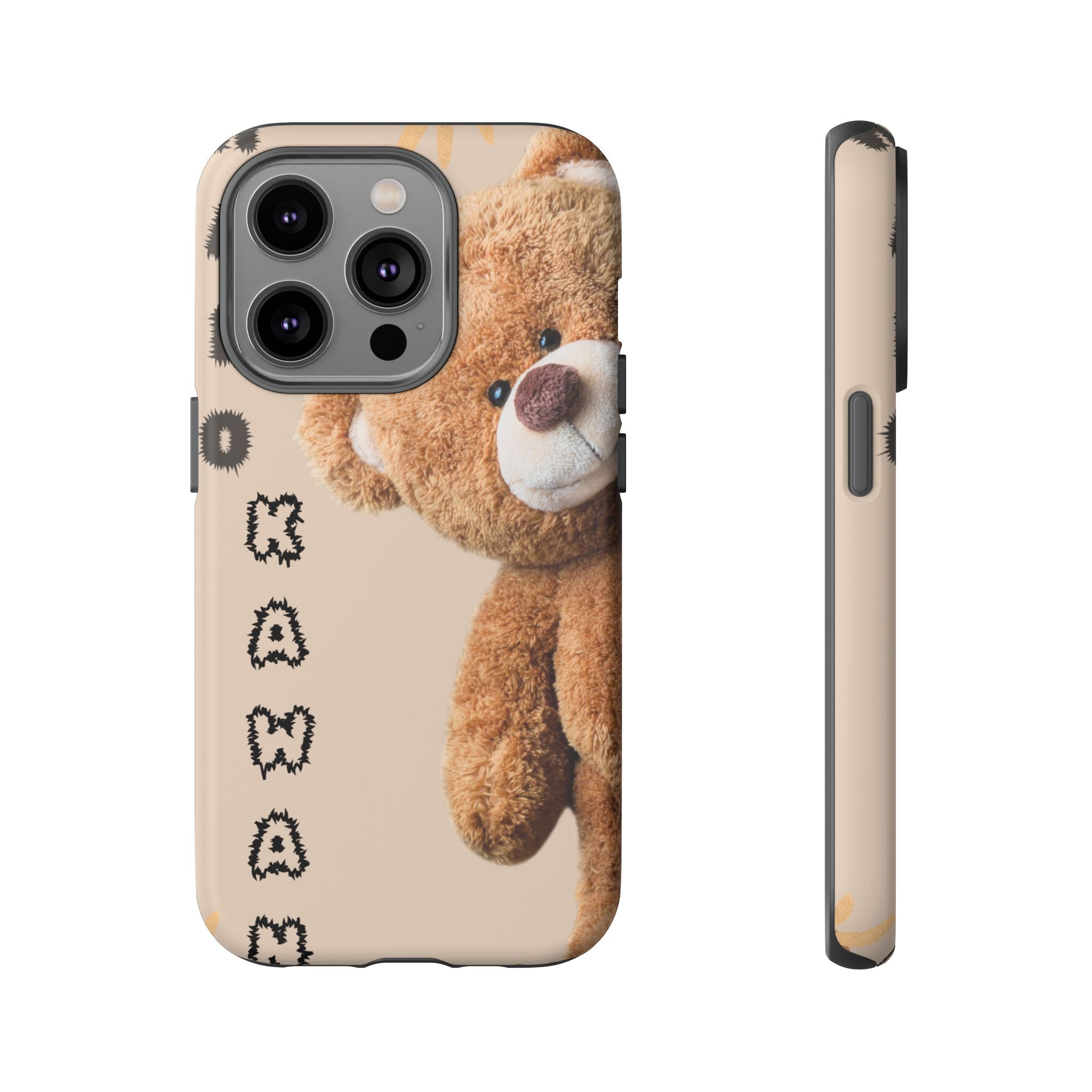 Cute Teddy Bear Phone Case — Personalized "Kawan" Design