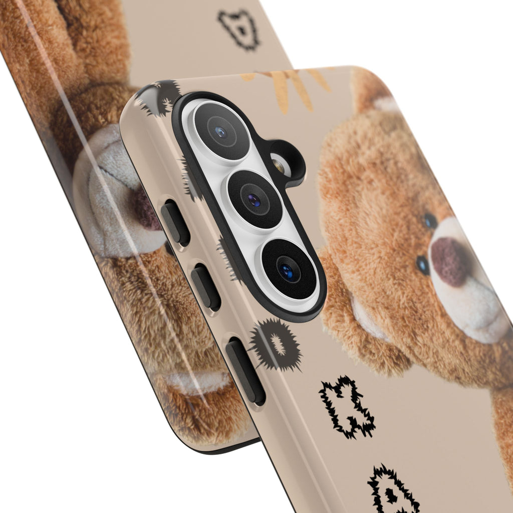 Cute Teddy Bear Phone Case — Personalized "Kawan" Design