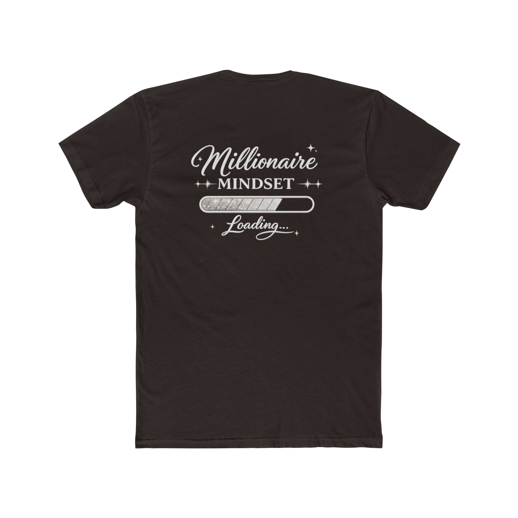 Unisex Millionaire Mindset Tee — "Loading" Back Graphic Motivational T‑Shirt
