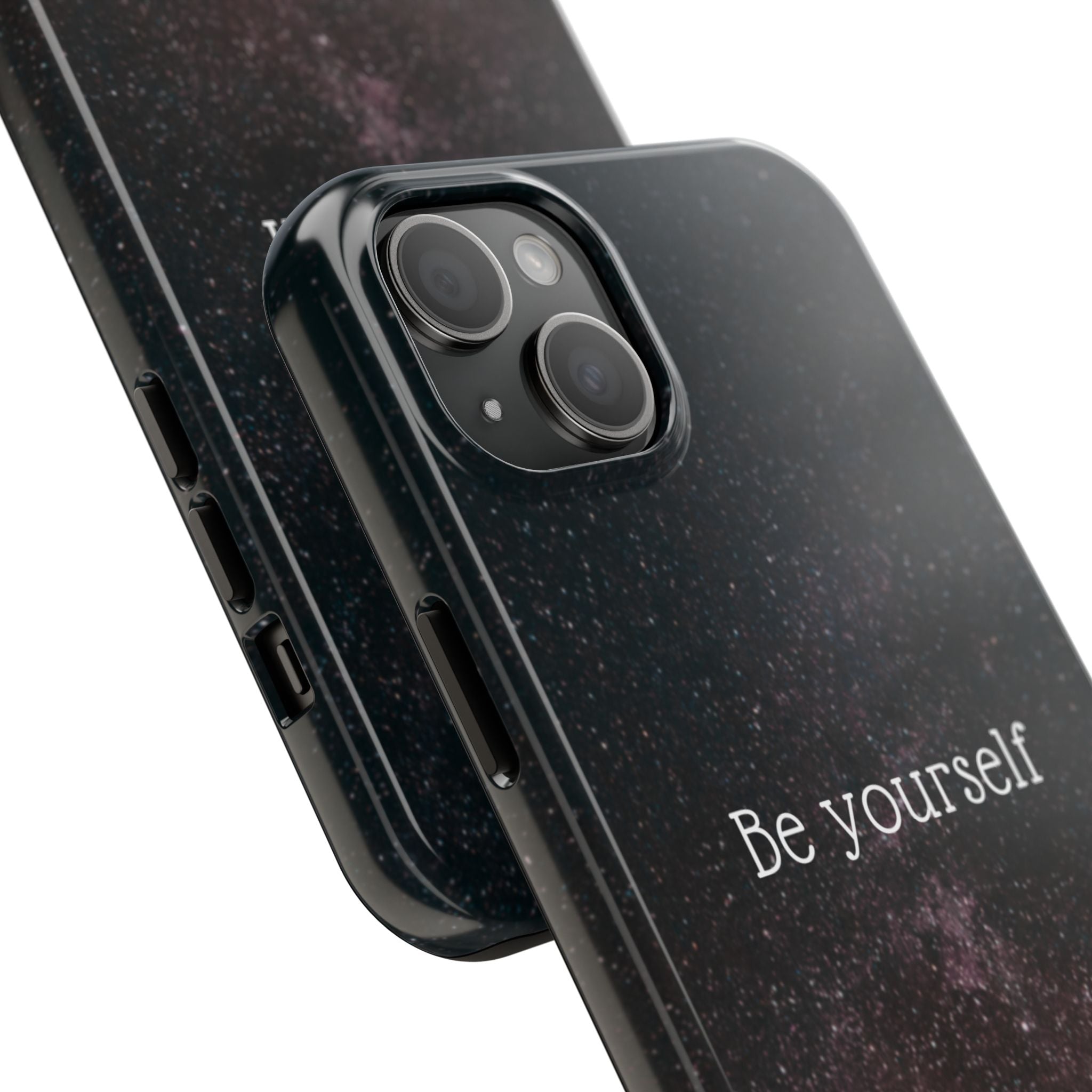 Be Yourself Tough Phone Case — Inspirational Starry Night Protective Cover