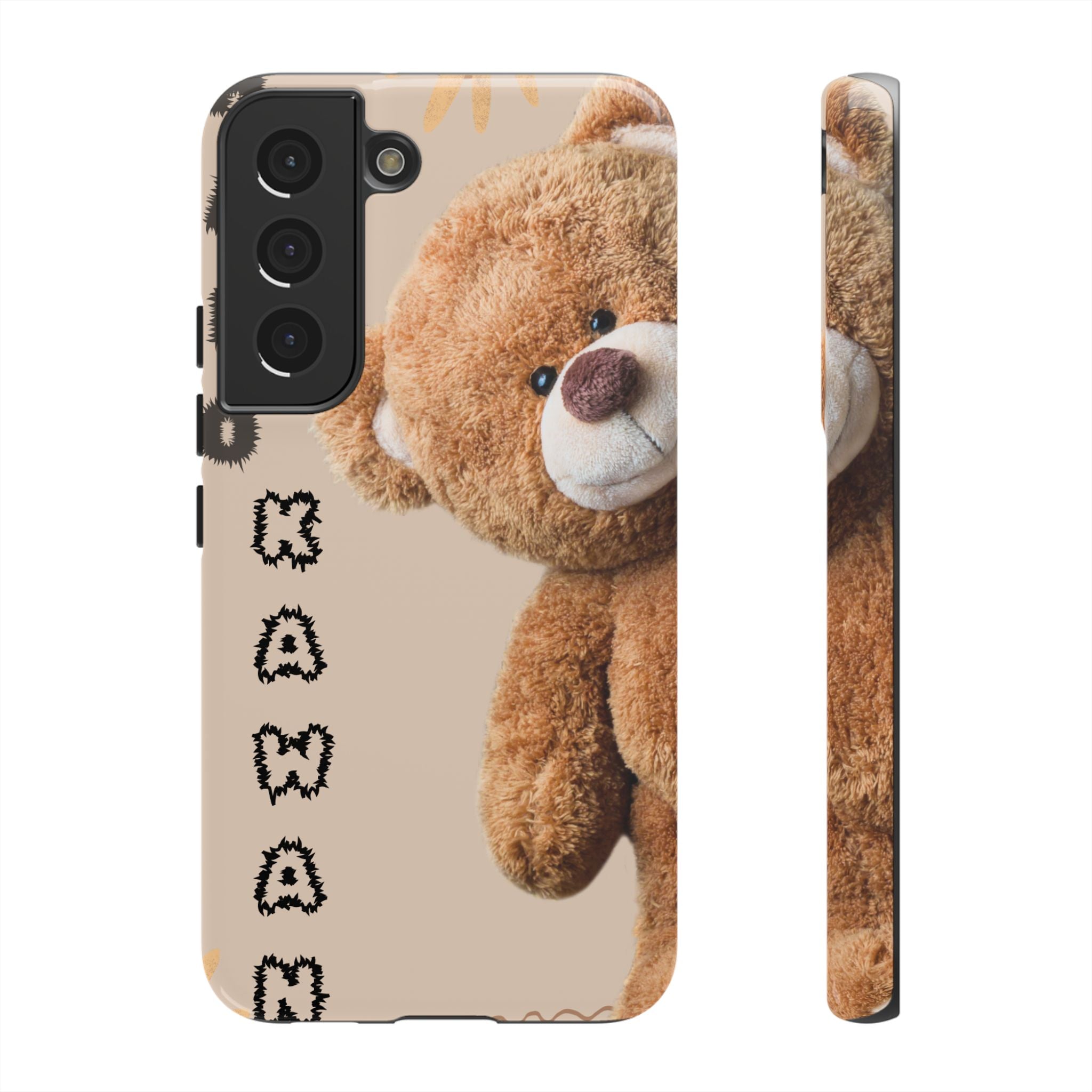 Cute Teddy Bear Phone Case — Personalized "Kawan" Design