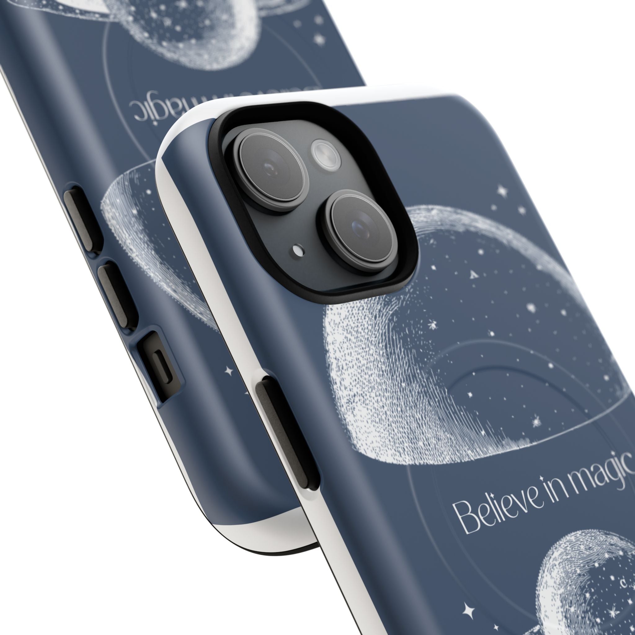 Believe in Magic Phone Case — Protective Magnetic Tough Case with Celestial Design