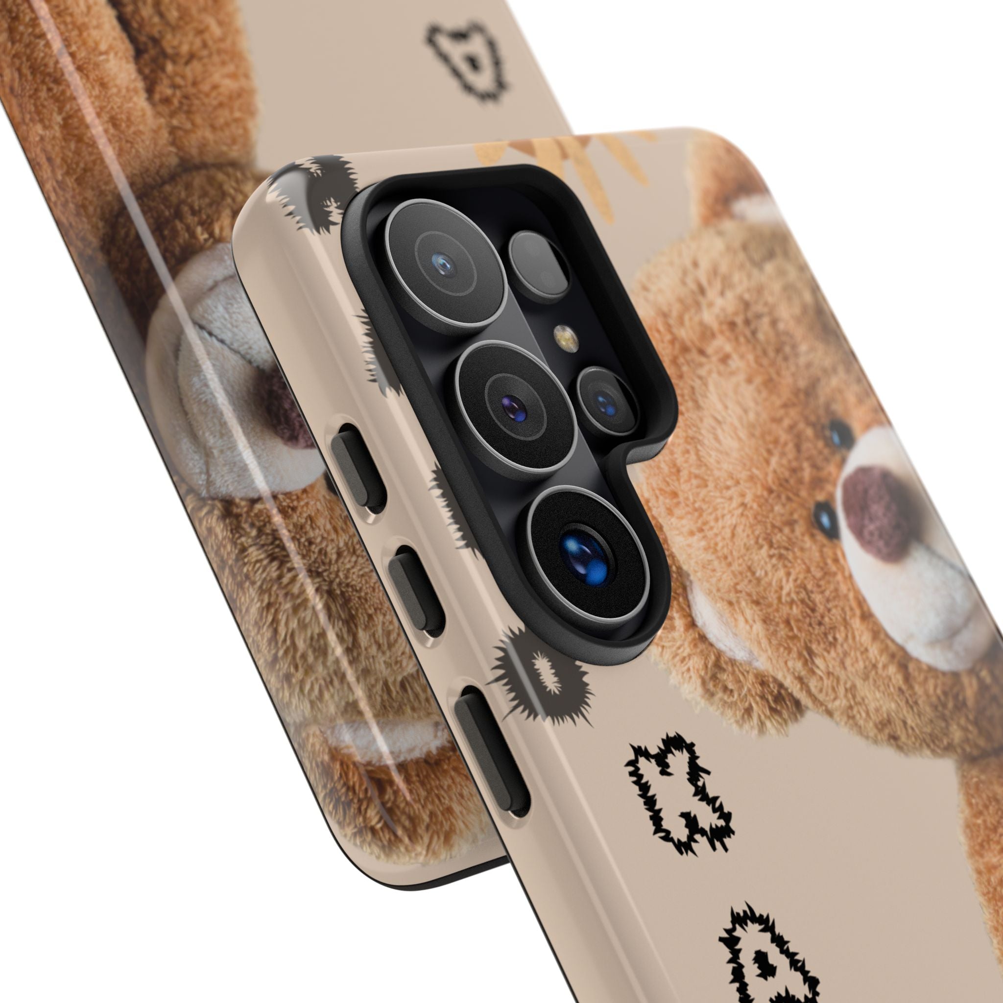 Cute Teddy Bear Phone Case — Personalized "Kawan" Design