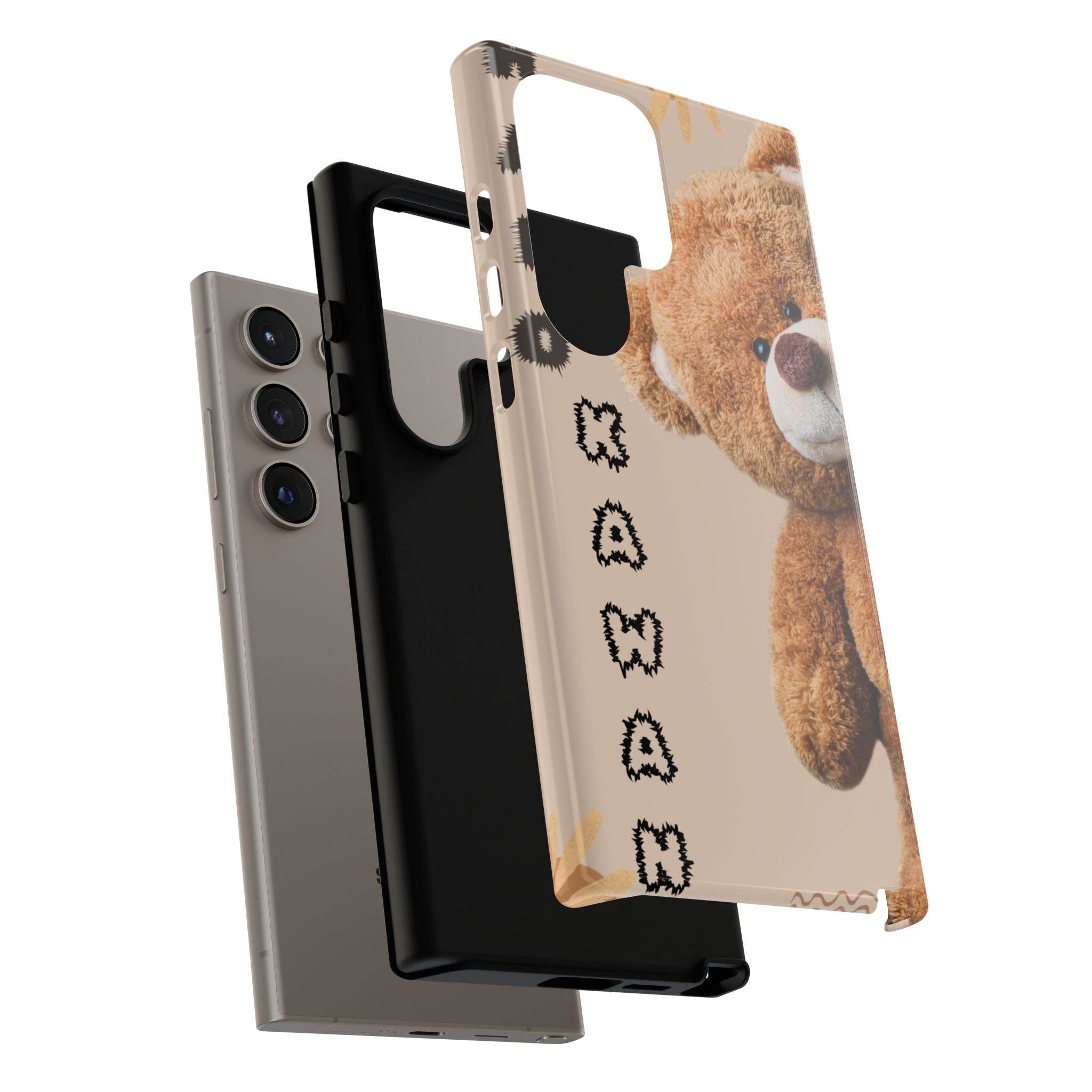 Cute Teddy Bear Phone Case — Personalized "Kawan" Design