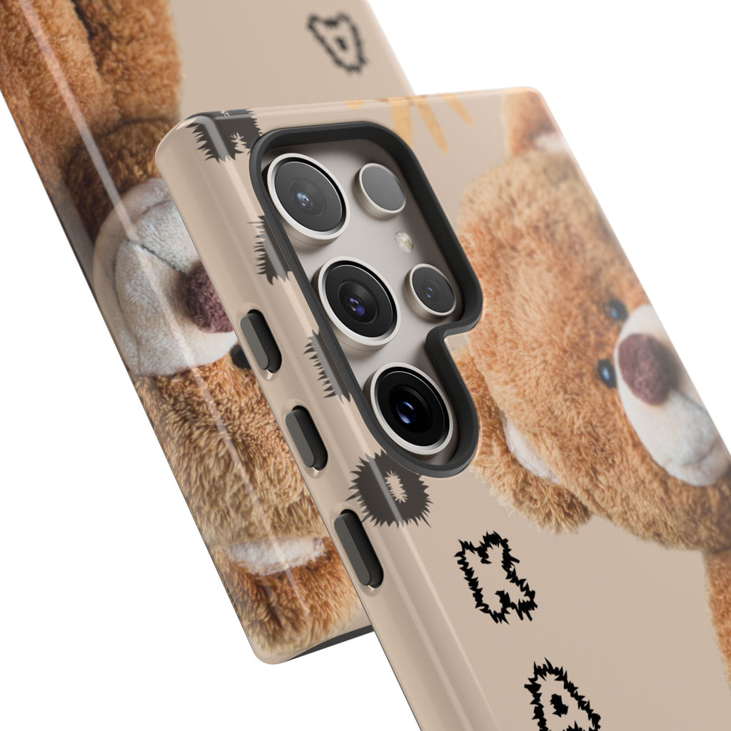 Cute Teddy Bear Phone Case — Personalized "Kawan" Design