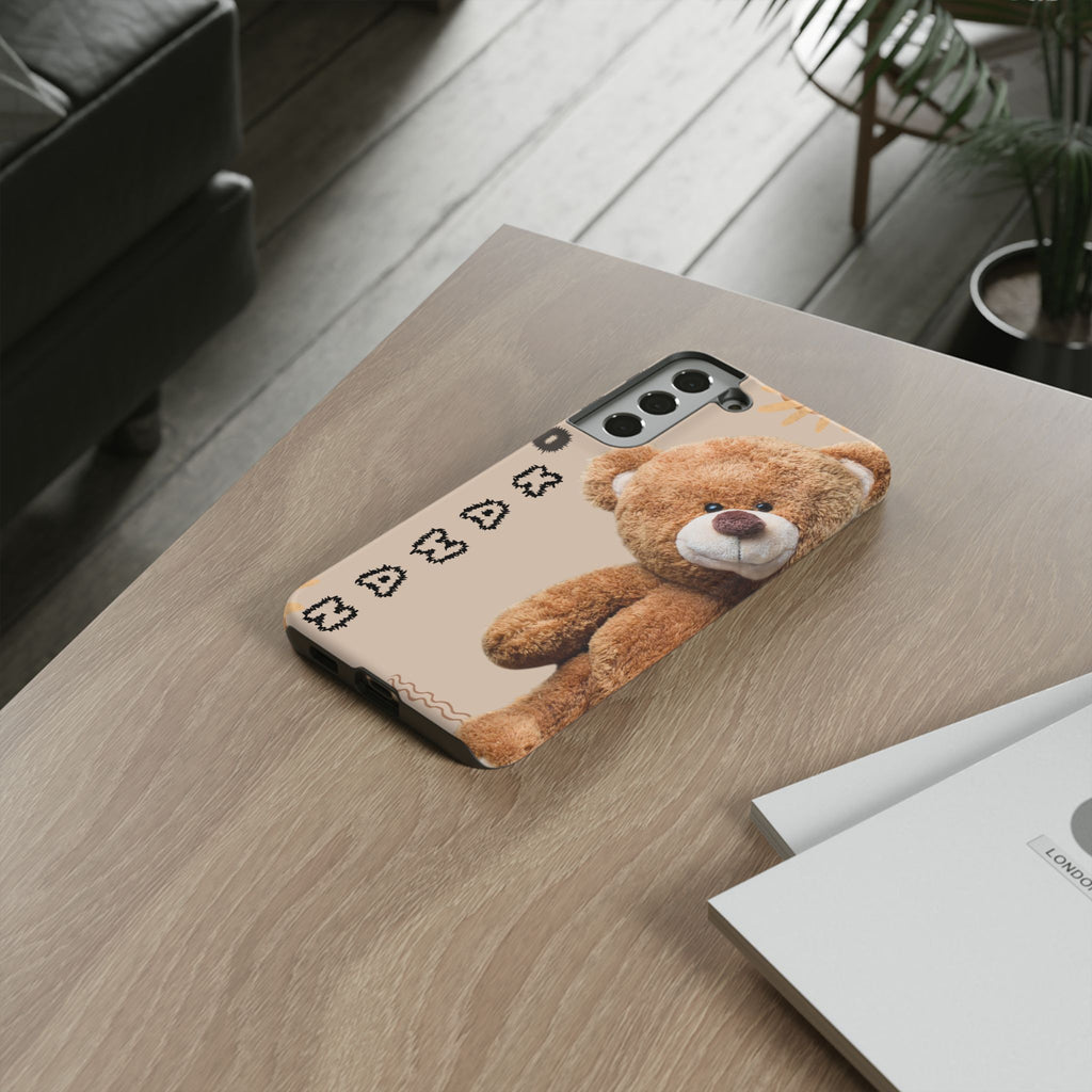 Cute Teddy Bear Phone Case — Personalized "Kawan" Design