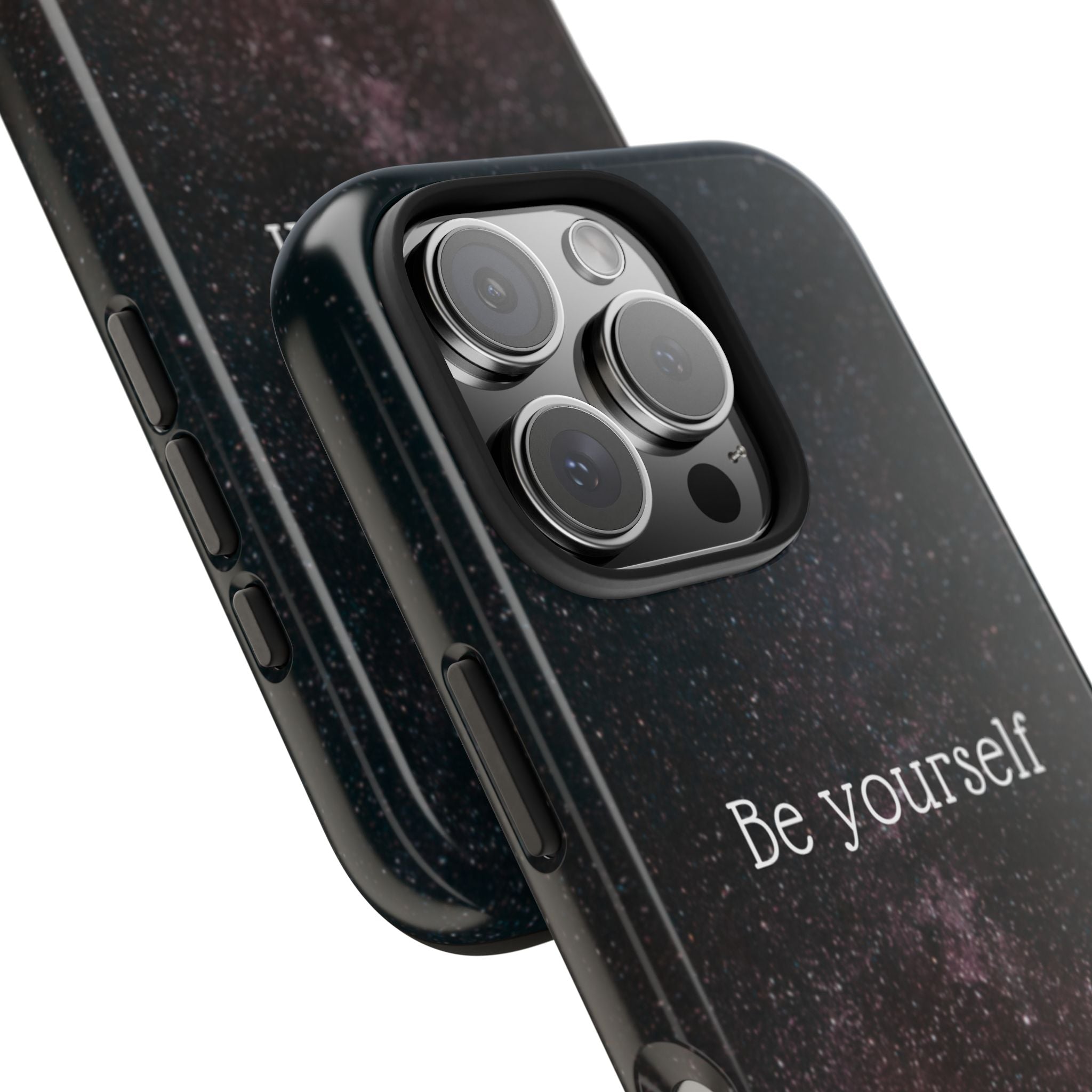 Be Yourself Tough Phone Case — Inspirational Starry Night Protective Cover