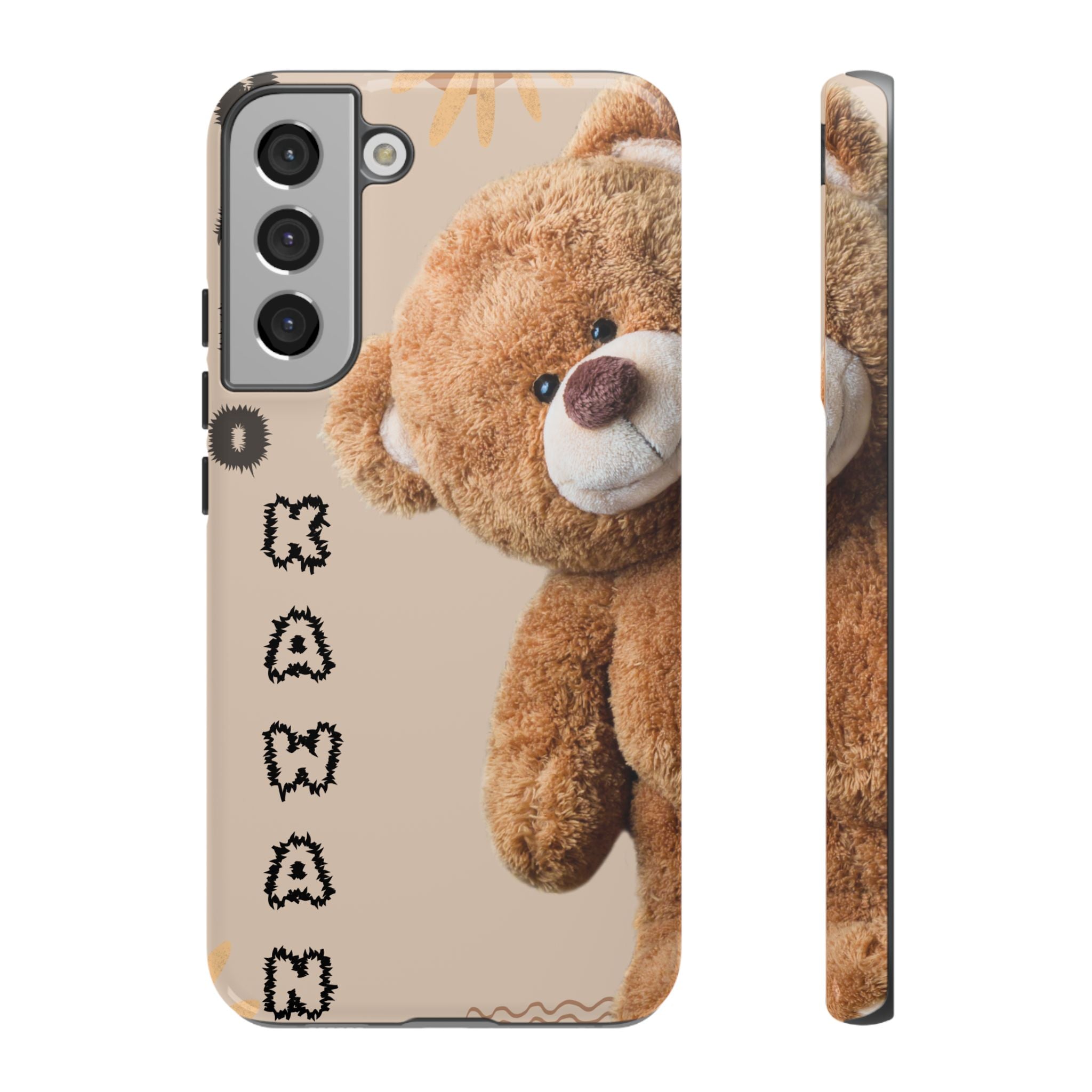 Cute Teddy Bear Phone Case — Personalized "Kawan" Design