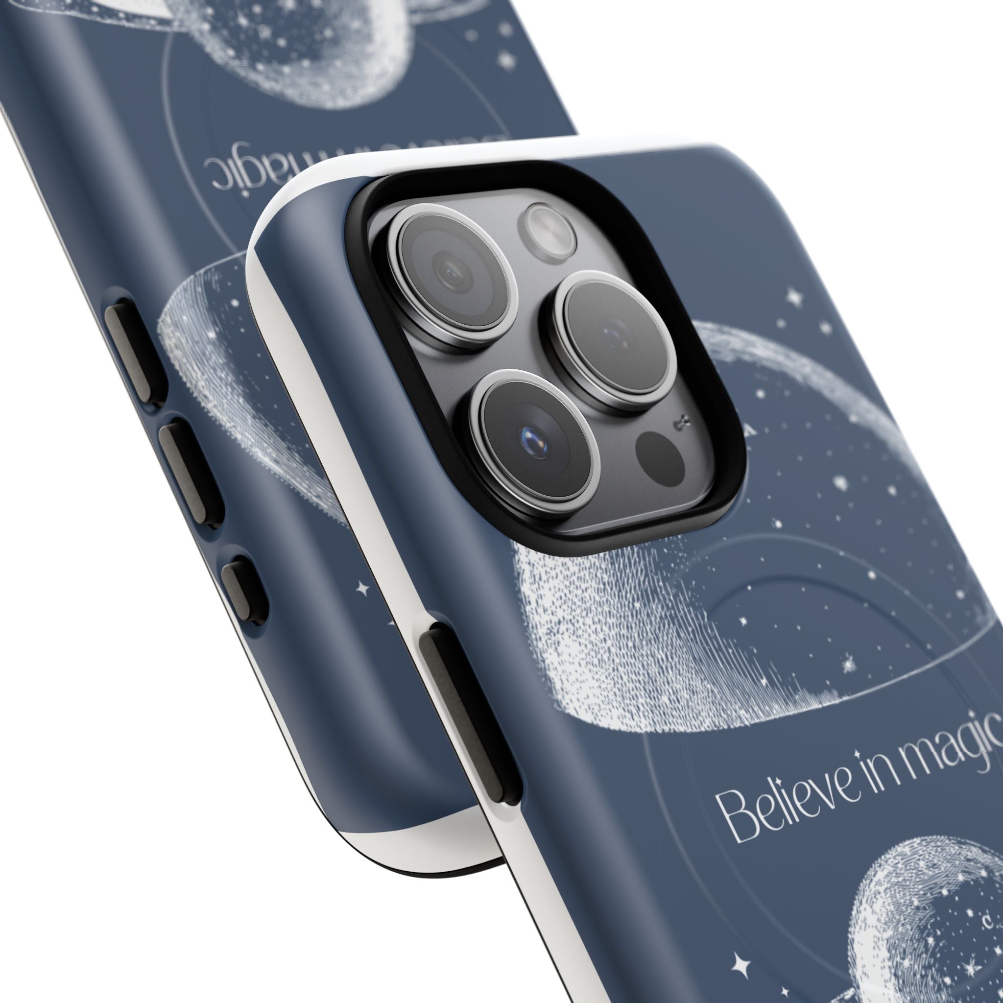 Believe in Magic Phone Case — Protective Magnetic Tough Case with Celestial Design