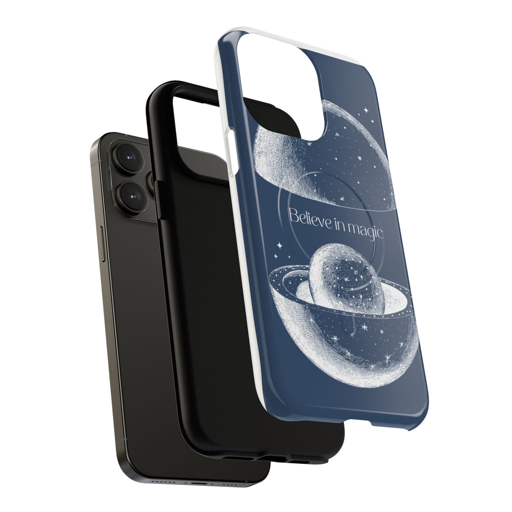 Believe in Magic Phone Case — Protective Magnetic Tough Case with Celestial Design