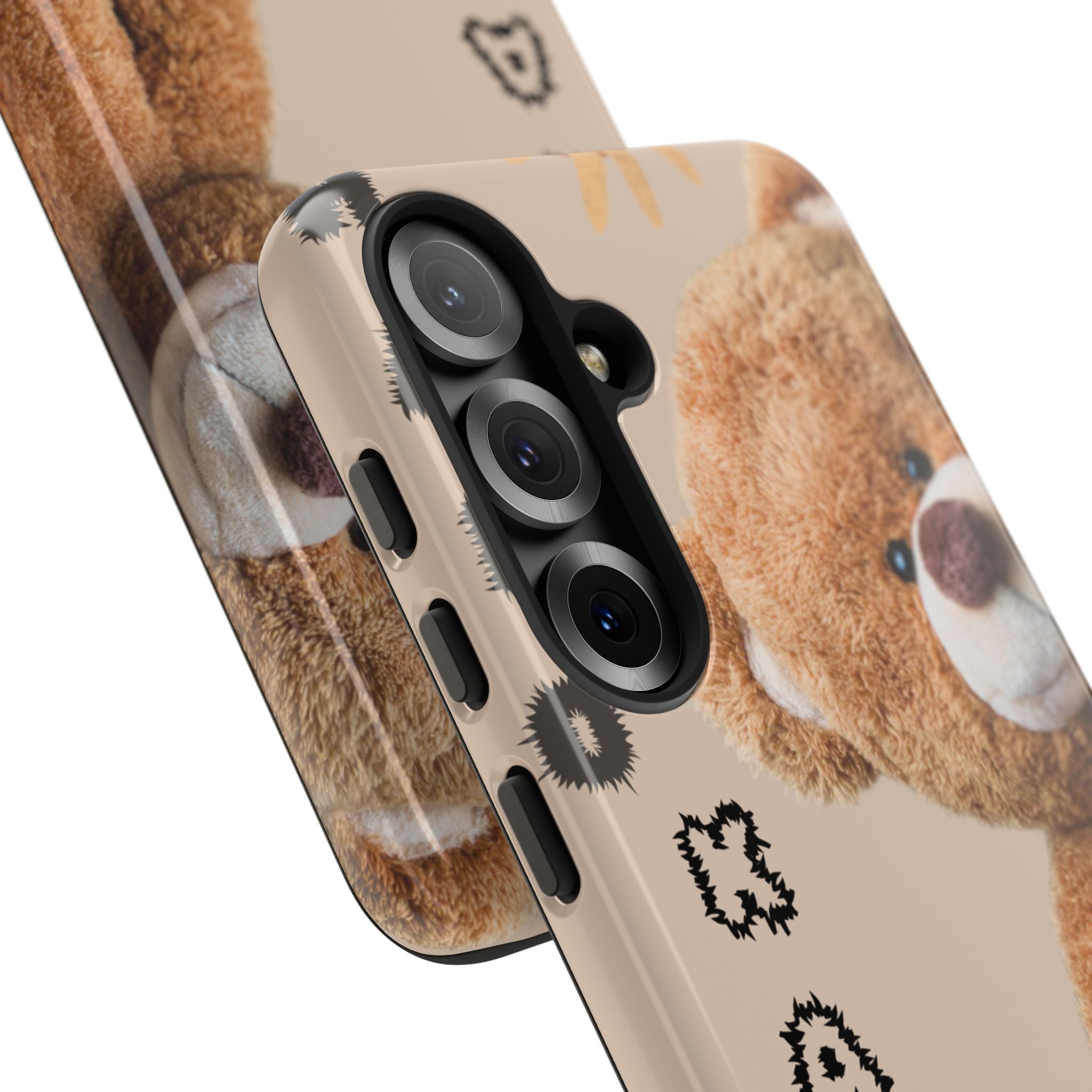 Cute Teddy Bear Phone Case — Personalized "Kawan" Design