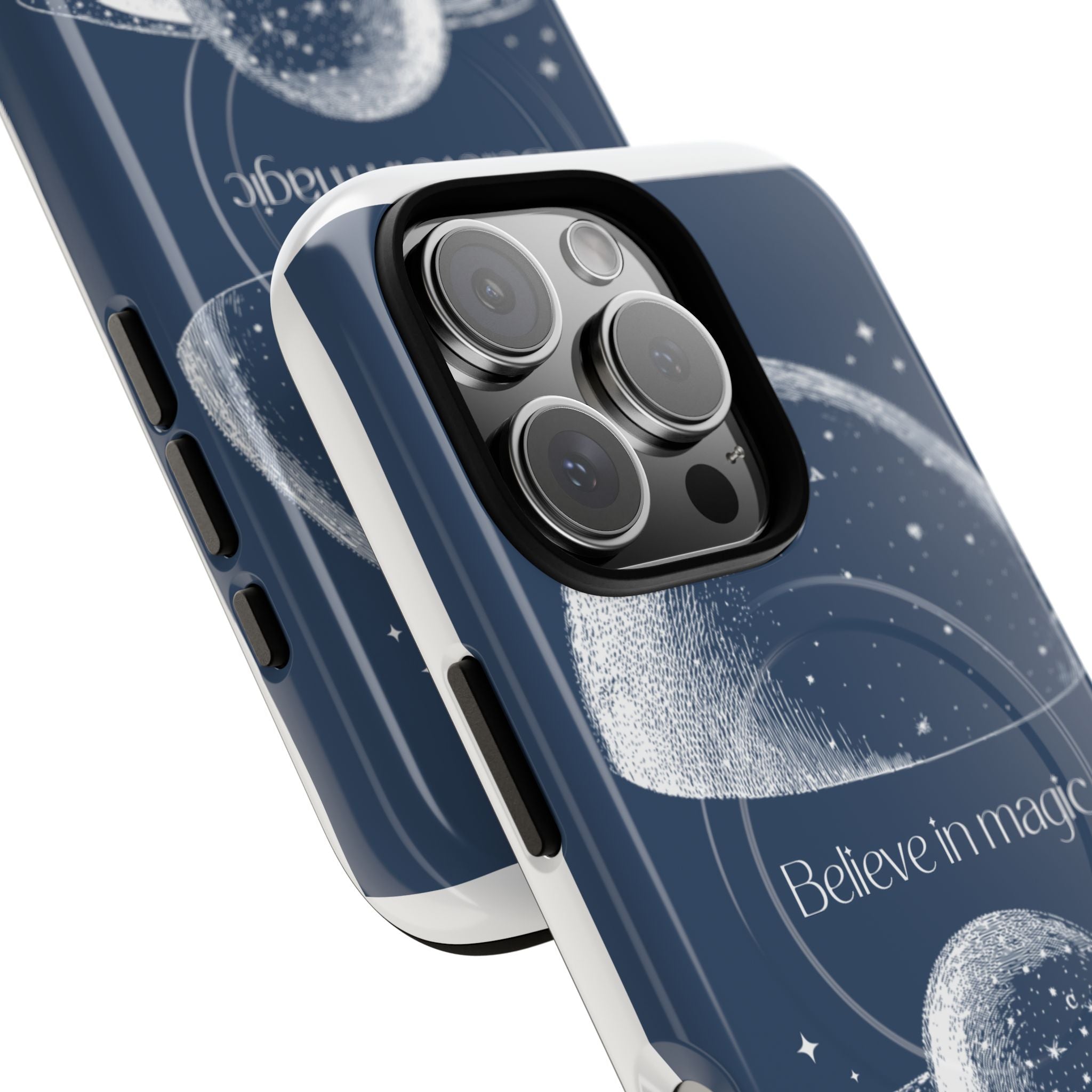 Believe in Magic Phone Case — Protective Magnetic Tough Case with Celestial Design