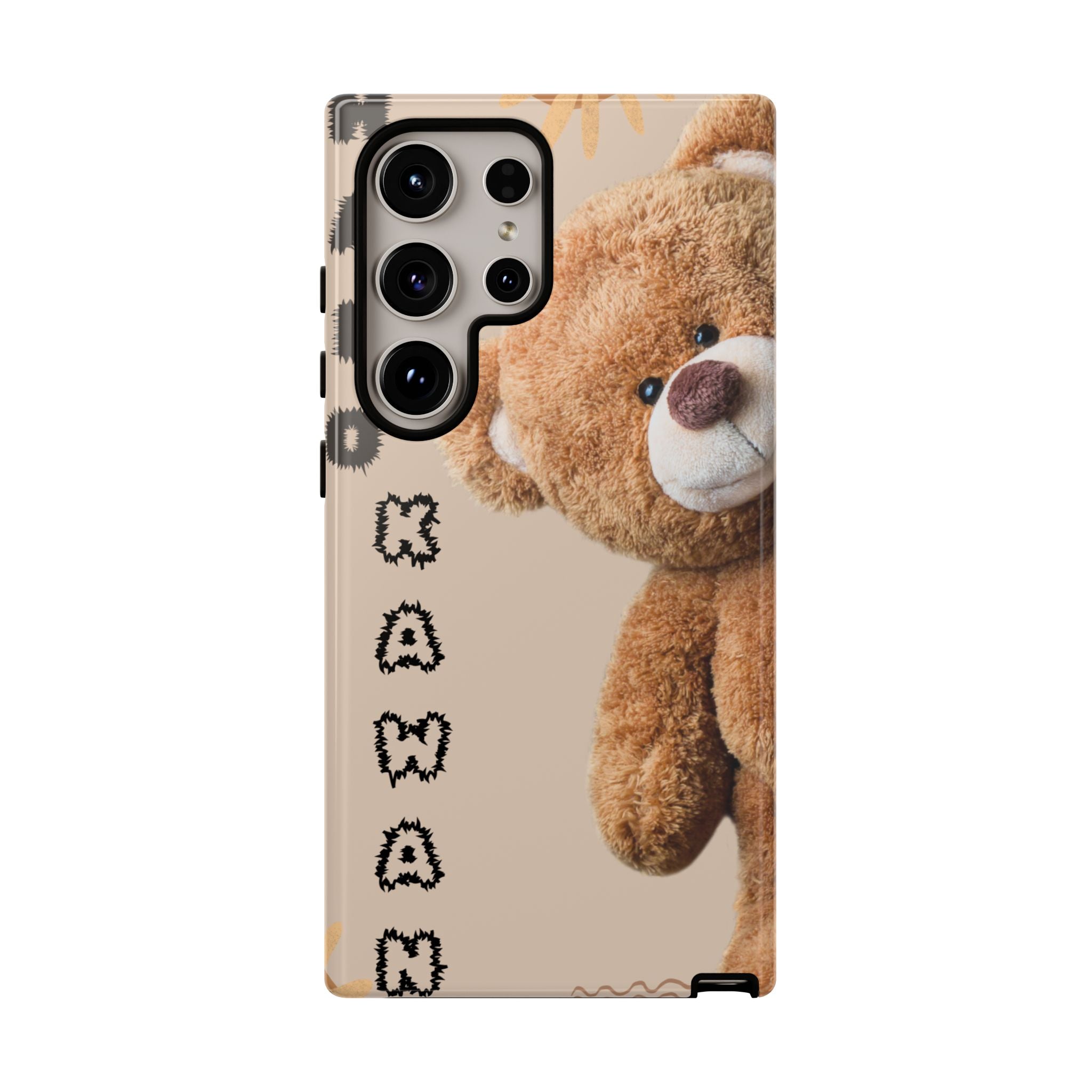 Cute Teddy Bear Phone Case — Personalized "Kawan" Design