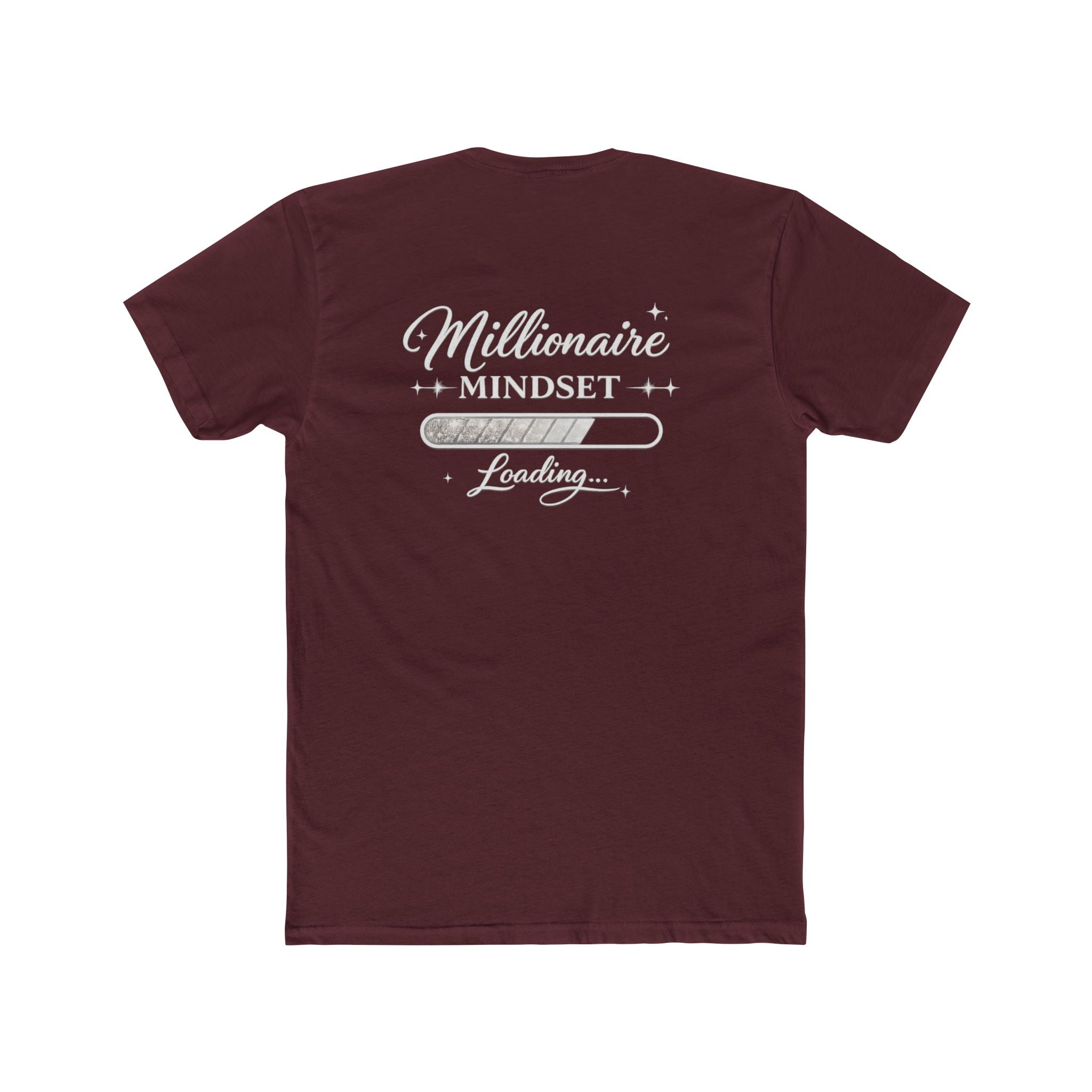 Unisex Millionaire Mindset Tee — "Loading" Back Graphic Motivational T‑Shirt