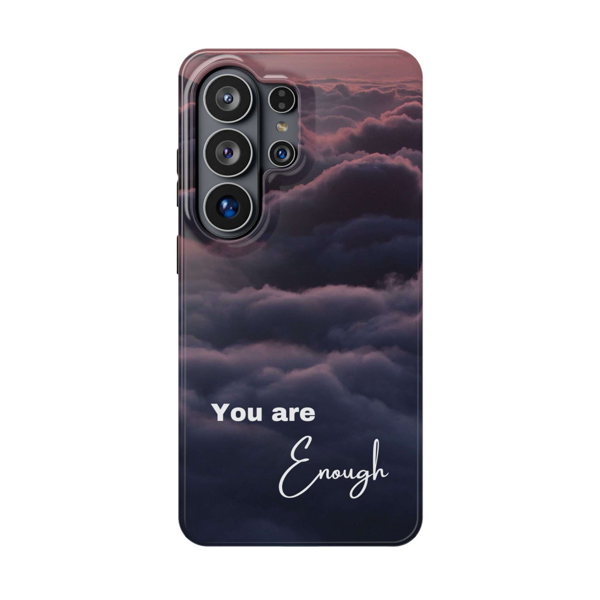 Phone Case — 'You Are Enough' Cloudy Sky Magnetic Impact-Resistant Case