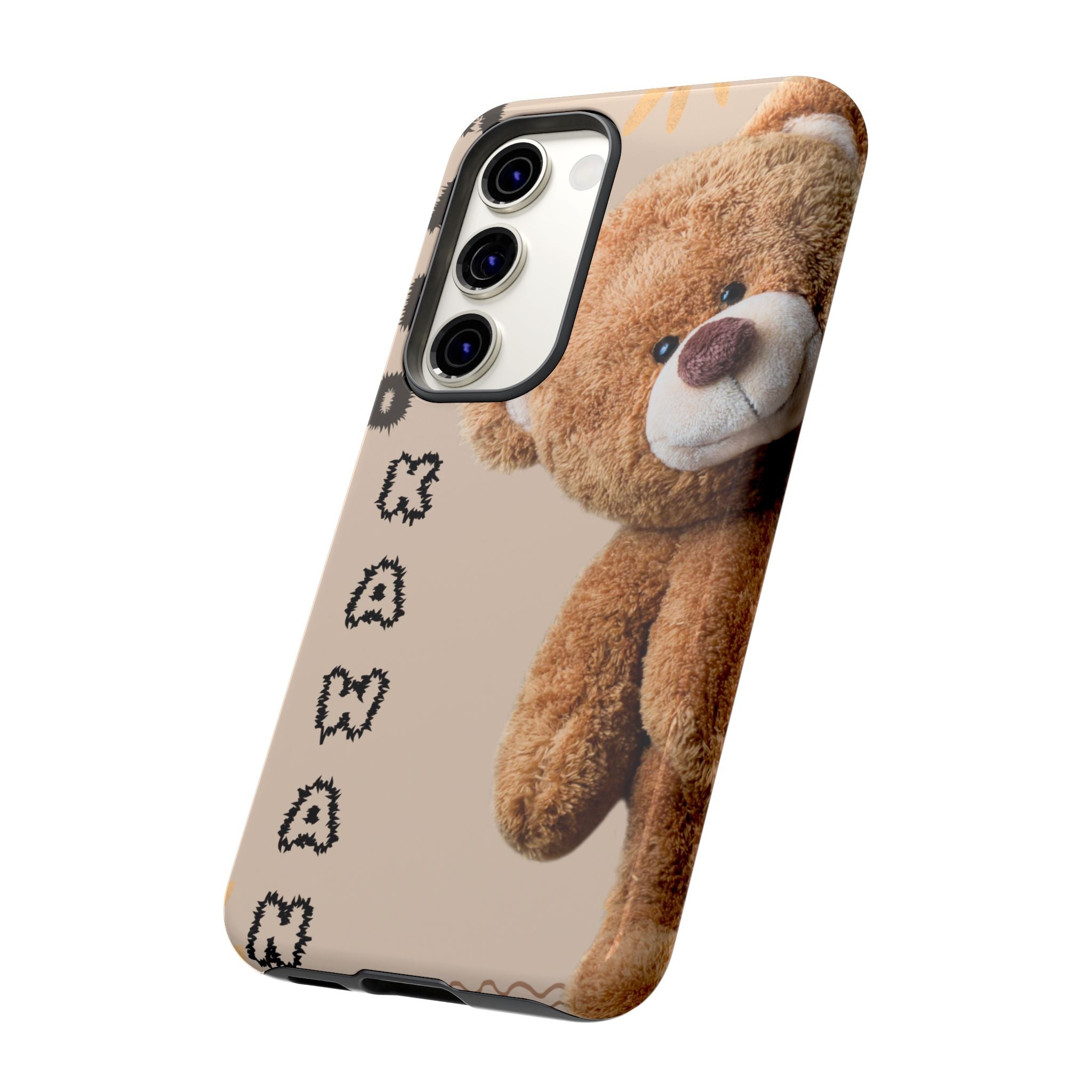 Cute Teddy Bear Phone Case — Personalized "Kawan" Design